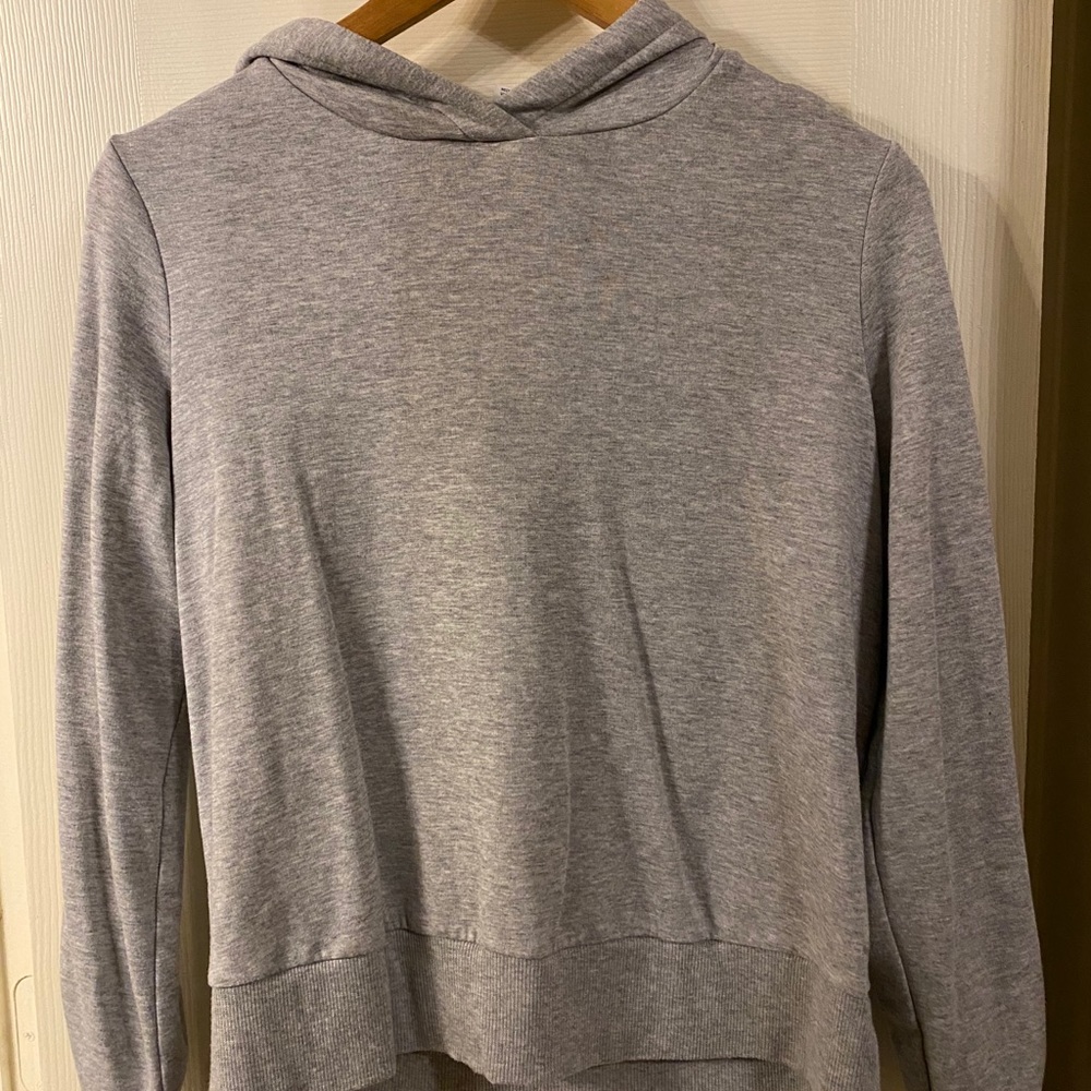 Soft gray hoodie